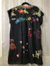 Johnny Was Dress Linen Embroidered Size Large